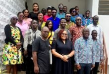 • Mrs Mary Awelana Addah (second from left) with some participants of the programme. Photo: Stephanie Birikorang