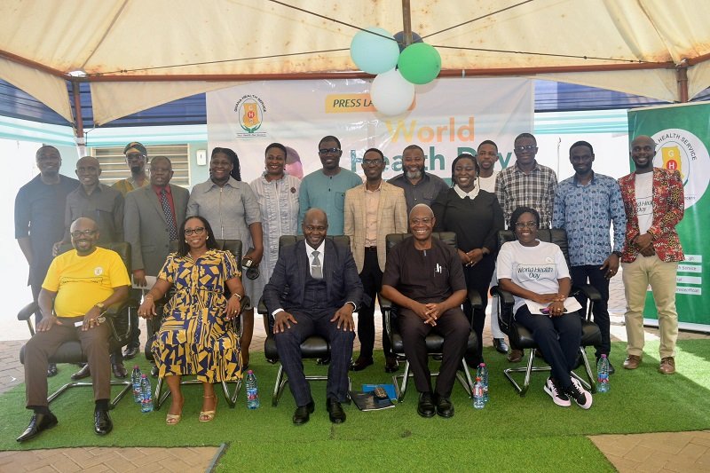 • Prof. Samuel Kaba Akoriyea (seated middle) with other directors and dignitaries at the programme Photo: Stephanie Birikorang