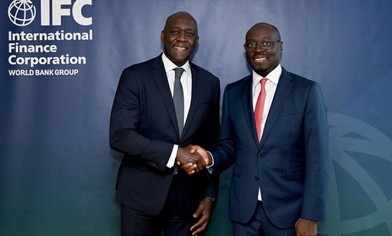 • Dr Forson (right) with Mr Diop