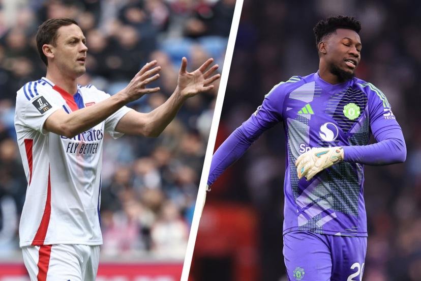 • Nemanja Matic(Left) • Andre Onana(Right)