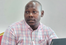 Mr Ilori briefing journalists