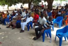 Mr Worklachie briefing the assembly members