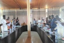 • The board members swearing the oath