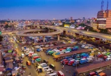 • Circle-Kaneshie trotro station in Accra