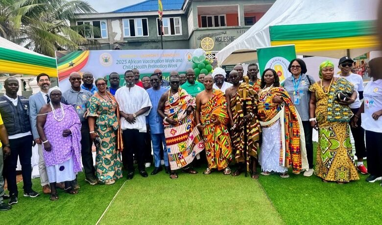 • Prof. Samuel Kaba Akoriyea ( forth from left) with other dignitaries at the programme Photo: Stephanie Birikorang