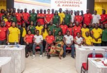 Mr Li and the awardess afetr the event