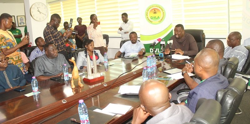 • Mr Julius Neequaye Kotey (head of table) addressing the press conference Photo: Ebo Gorman