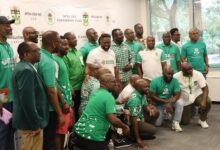 • Members of APSU after the meeting