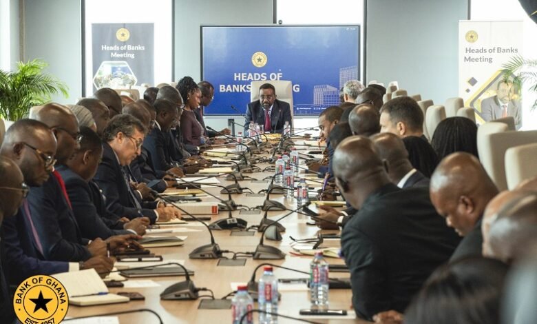 • Dr Asiama addressing the CEOs