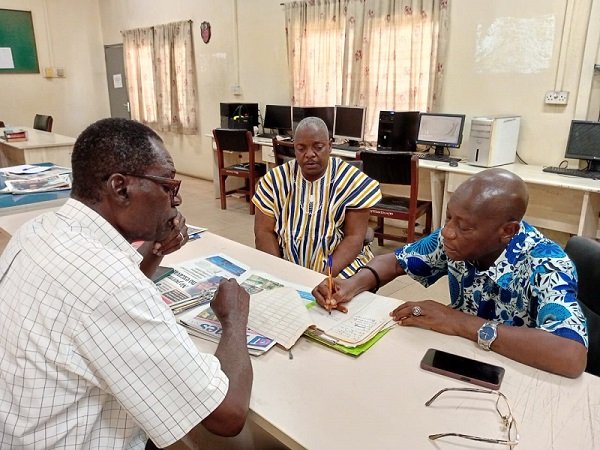 Ogyegu Korankye Wontumi II (right) with Mr Daniel Carl