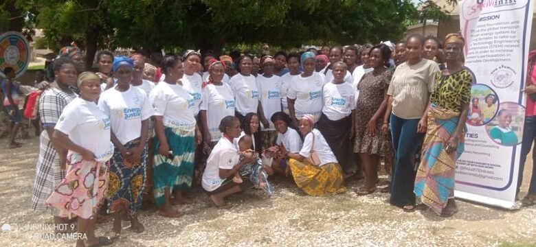 • Foundation members and the women