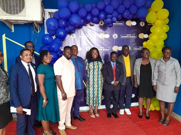 Ms Addo(fifth from right)with other dignitaries in the programme