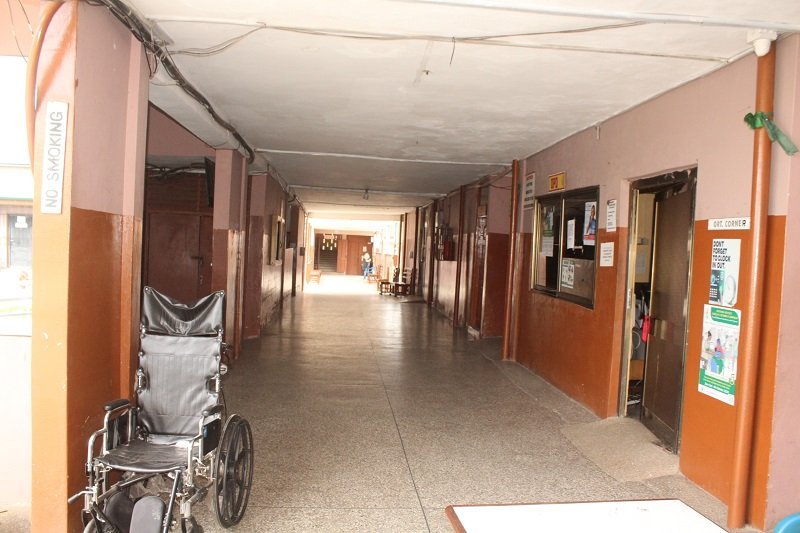 Mamprobi Polyclinic OPD was virtually empty yesterday during the visit (2)