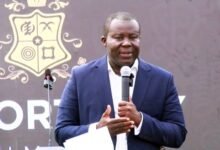 • Mr Owusu speaking at the launch