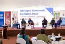 • Panelist deliberating on possible solutions needed to address challenges faced by refugees at the summi