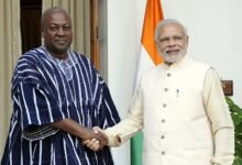 President John Mahama and Prime Minister Narenda Modi