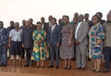 • The committee members after the inauguration