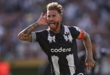 • Ramos celebrates his equaliser for his side