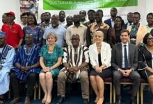 • Dr Muhammed (seated middle) with other dignitaries after the programme