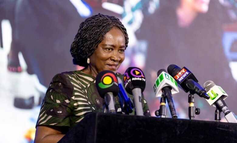 Professor Jane Naana Opoku-Agyemang addressing the gathering