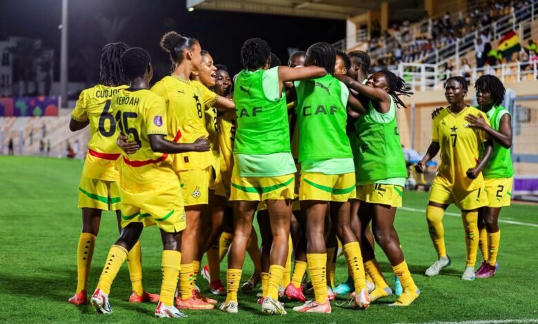 • Players of the Black Queens celebrating Monday’s win