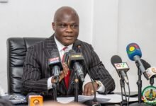 • Mr Ahmed Ibrahim speaking at the ceremony