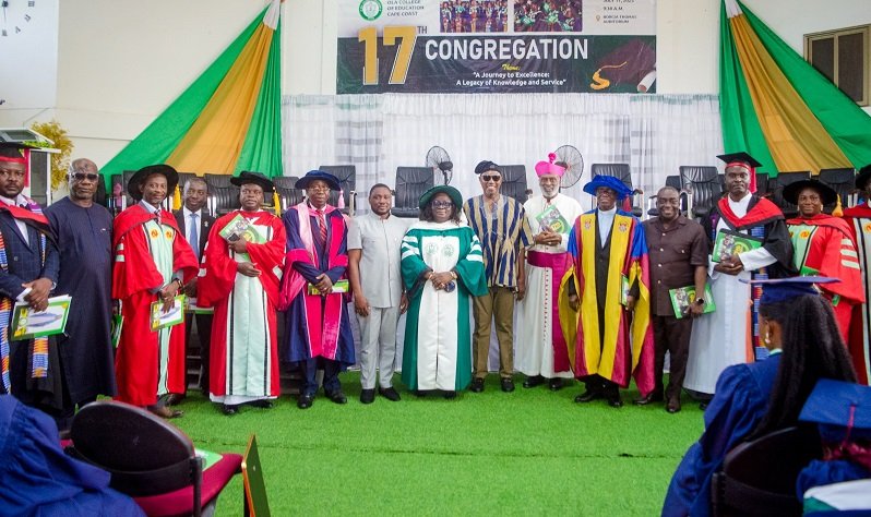 • Mr Krakraba (Right) briefing the Minister and his team (left) (Extreme Rigt) Contractors working on one of the storm drains