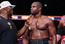 Daniel Dubois with trainer Don Charles