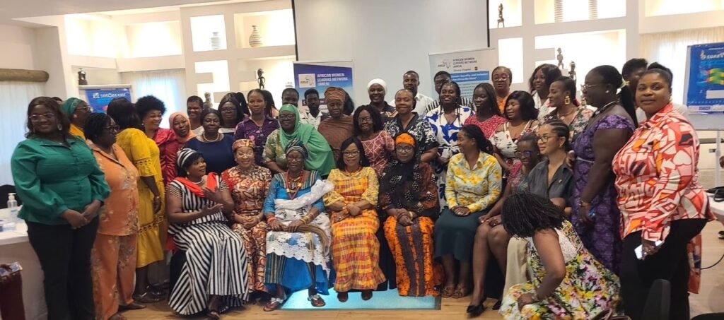 • Dr Binka with members of the Network