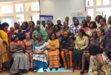 • Dr Binka with members of the Network