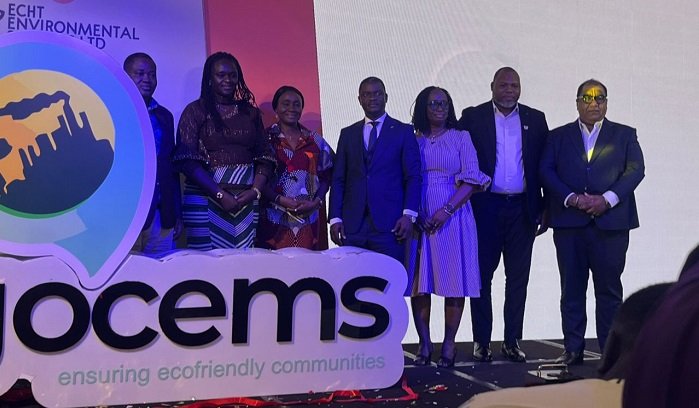Prof. Klutse (second from left) with other dignitaries at the launch