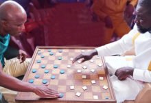 Flashback: A game involving Nii Aryee (left) versus Addae