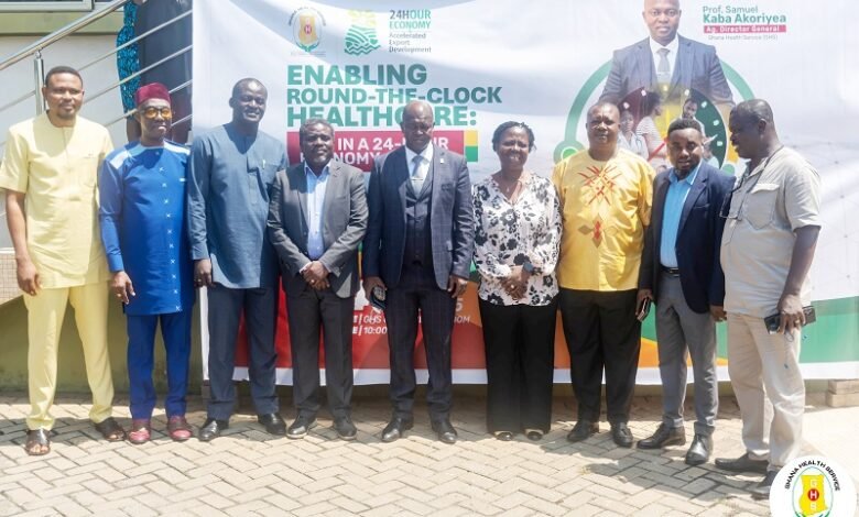 • Professor Samuel Kaba Akoriyea (middle) with the Steering Committee members