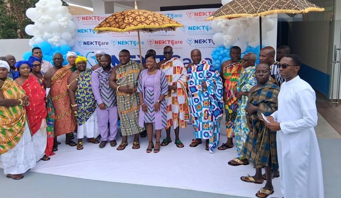 • Dr Nana Adoma Owusu-Nyamekye and other dignitaries at the programme