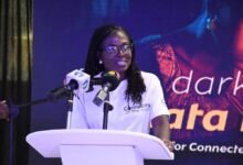 • Ms Wiafe speaking at the event