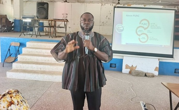 • Mr Seth Kpenyo, PURC Manager, Upper East and North East Regions