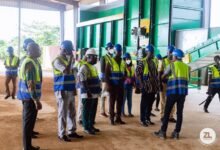 • Site engineer takes the Parliamentary Select Committee on a tour of the IRECOP facility