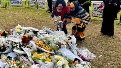 • Dr Charity Binka ( left) laying the wreath with Hajia Hamdatu Ibrahim Hussain