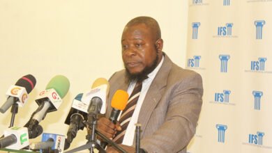 • Dr Said Boakye (inset) making a presentation at the programme Photo: Ebo Gorman