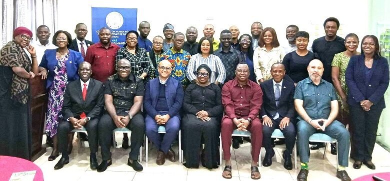 Dr. Joseph Whittal (seated third from right) with members of Parliament’s Human Rights Committee