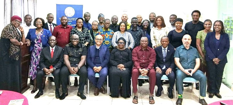 Dr. Joseph Whittal (seated third from right) with members of Parliament’s Human Rights Committee