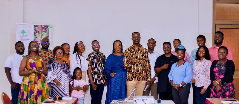 Mr Hope Smith-Lomote (fifth from right) with other stakeholders at the meeting