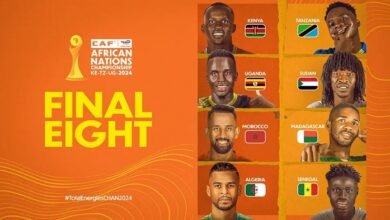 Fixtures for the quarter-finals