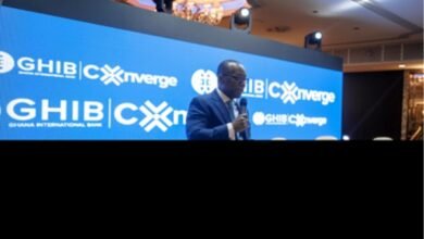 • Mr Adansi speaking at the conference