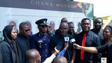 Mr Akpokavie addressing the media while members of the GOC executive look on