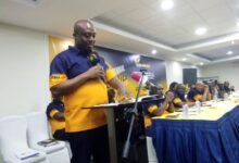 • Mr Ampem speaking at the conference