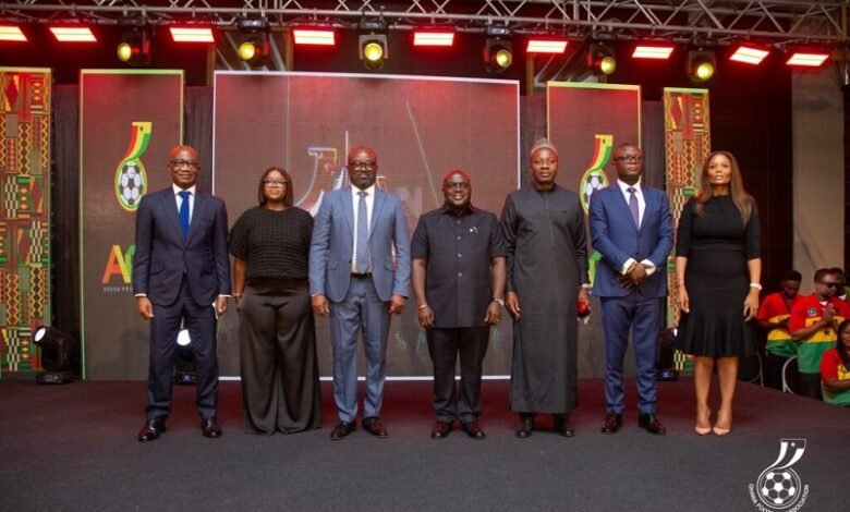 Mr Julius Drebrah (middle) flanked other high profile dignatries that attended the event