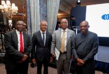 Officials of the two Institutions after the signing ceremony