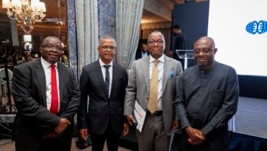 Officials of the two Institutions after the signing ceremony