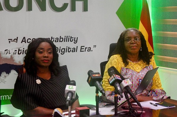 Ms Shirley (left) with Mrs Asare